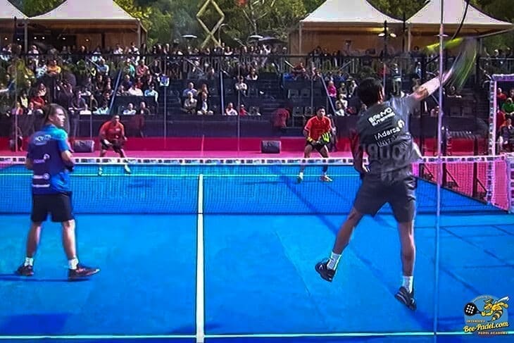 Exclusive Padel training for elite players, tournament action. Pro level
