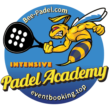 eventbooking.top and bee-padel.com Logo the number one Padel Academy in the World