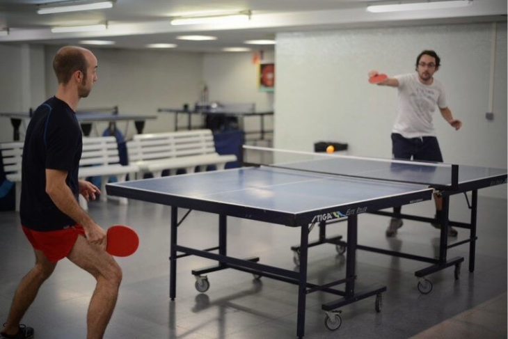 Eventbooking.top table tennis training action at CNAB Barceloneta, Barcelona
